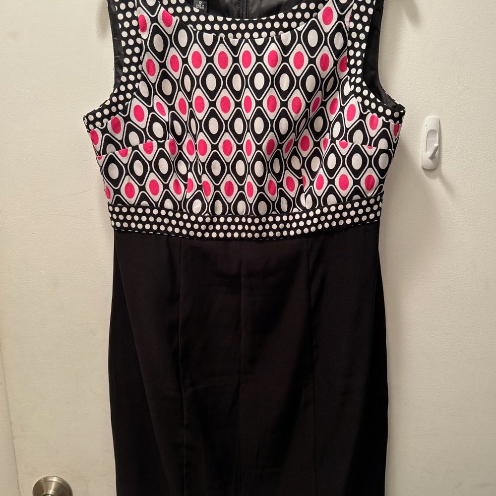 Size 12, Pencil Style Knee Length dress, sleeveless. AGB Brand